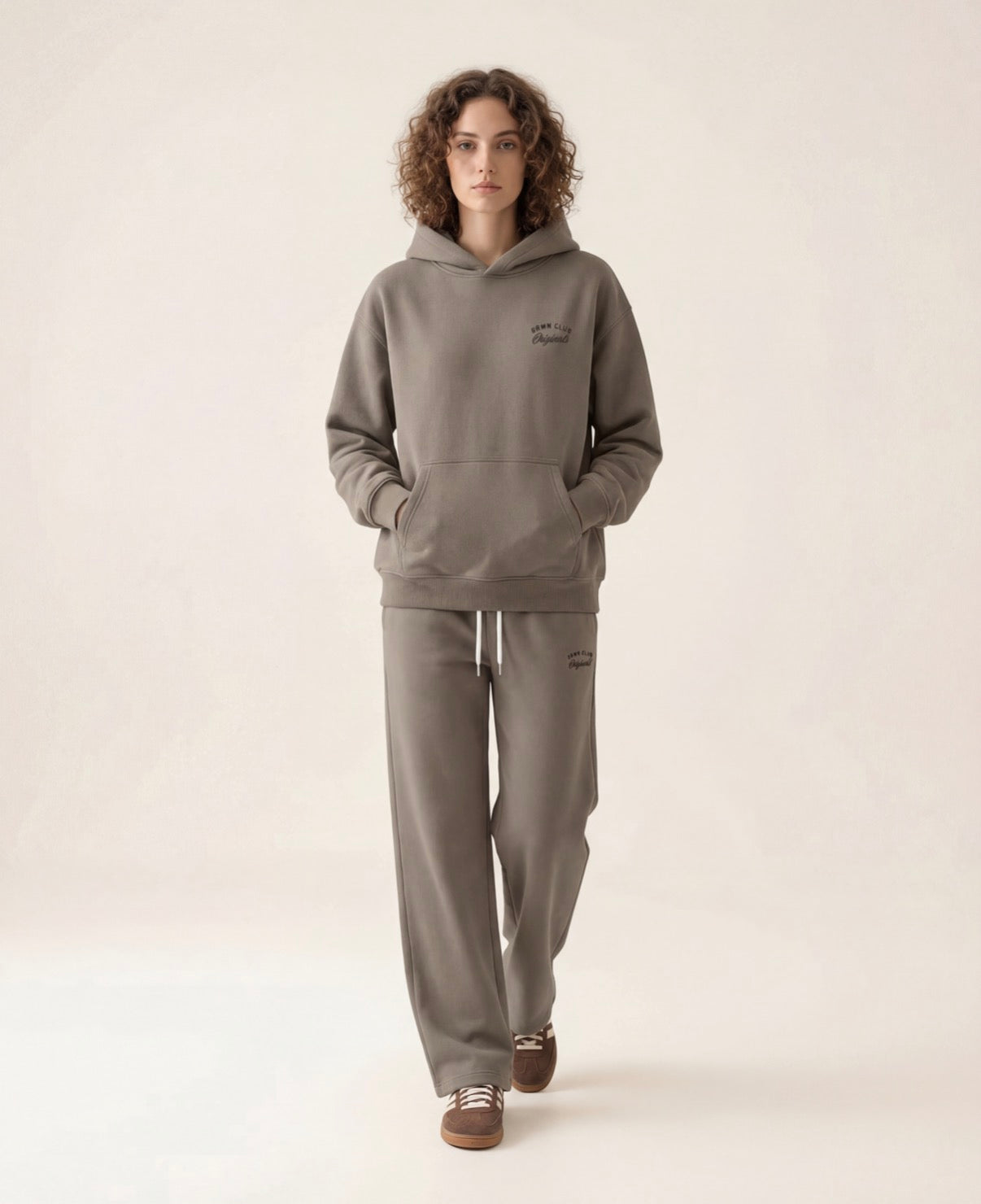 BRWN Fleece Straight Leg Pants