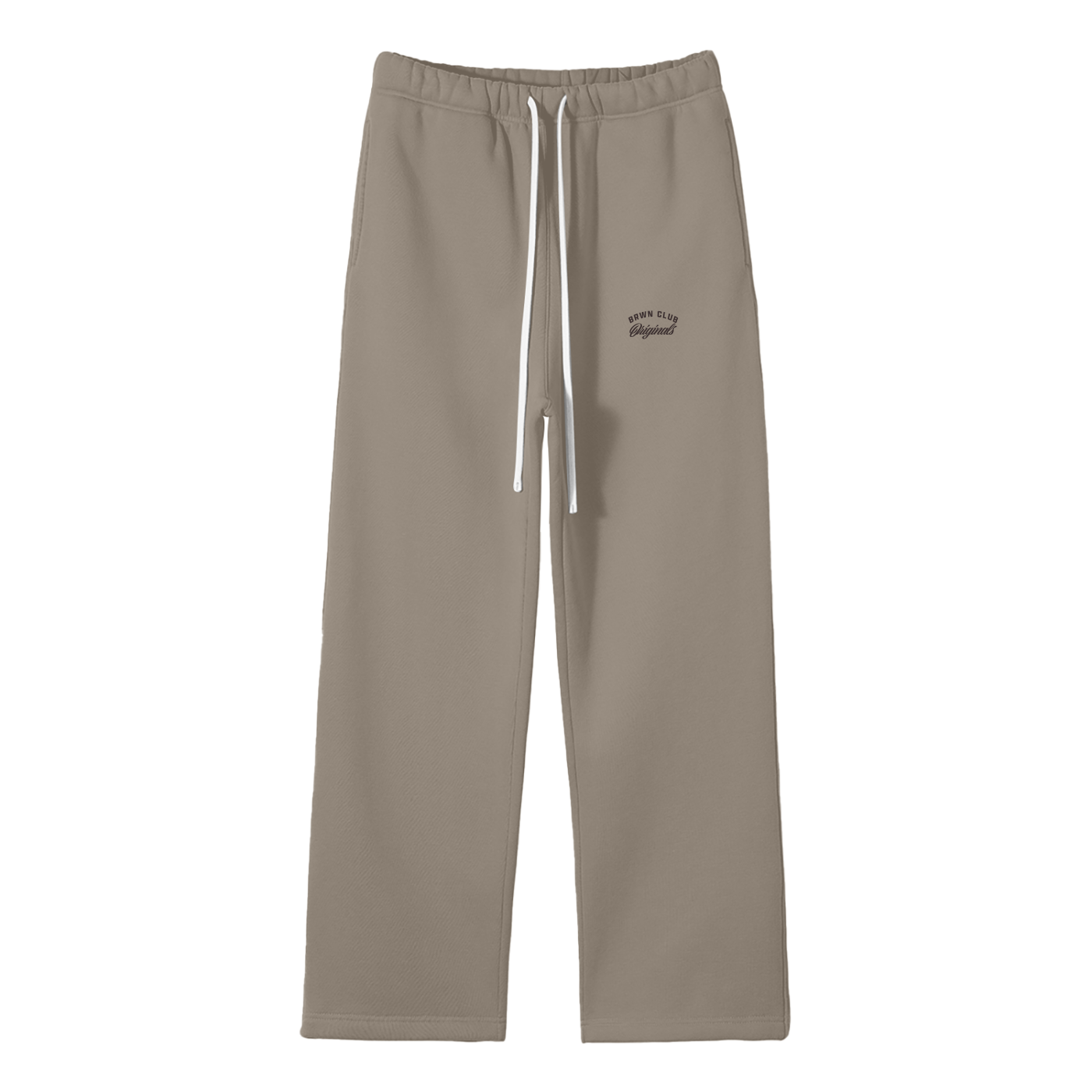 BRWN Fleece Straight Leg Pants